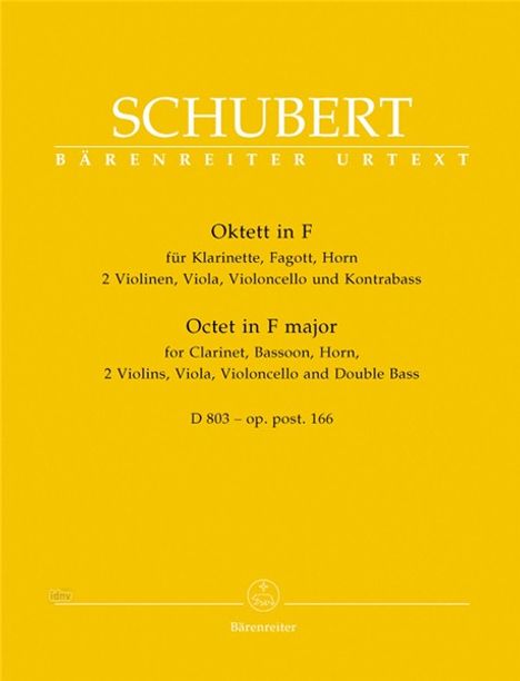 Franz Schubert: Schubert,F.         :Okt... /SS/U /Klar/Fag/Hn /GH, Noten