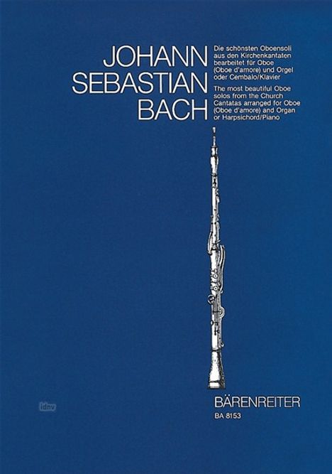 Die schönsten Oboensoli aus den Kirchenkantaten, Bearbeitung für Oboe und Orgel, Noten