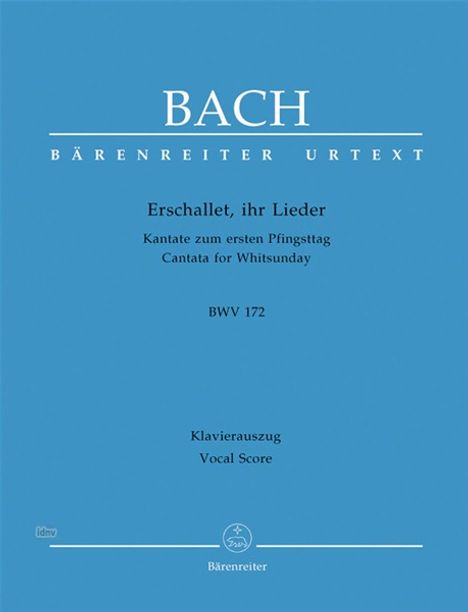 Johann Sebastian Bach: Bach, Joh. Seb. /Bea:Erschallet, ihr Lieder BW, Noten