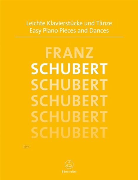 Franz Schubert: (Klavierwerke, Ausw.) Leichte Klavierstücke und Tänze. Easy Piano Pieces and Dances, Noten