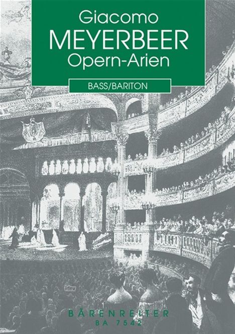 (Arien, Ausw.) Opern-Arien, Baß/Bariton, Noten