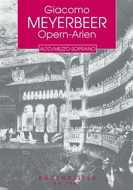 Giacomo Meyerbeer: Opern-Arien für Alt/Mezzo-Sopr, Noten