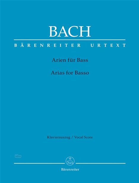 Johann Sebastian Bach: Arien für Bass, Noten