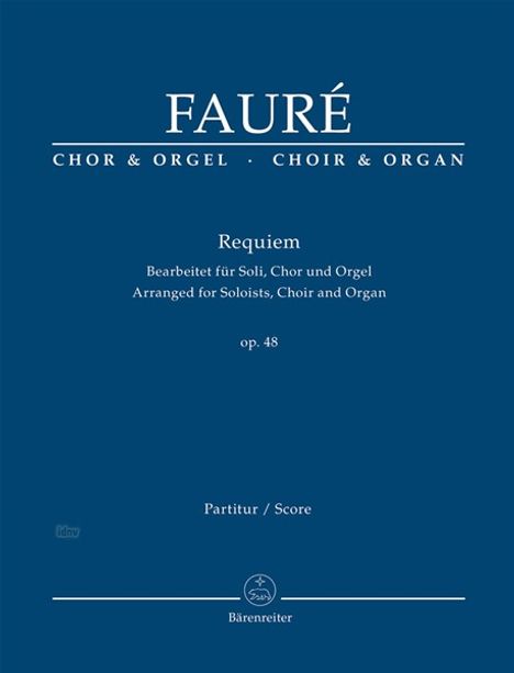 Faure:Requiem op.48, Noten