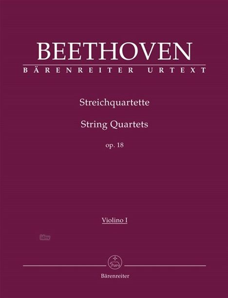 Ludwig van Beethoven: Beethoven,L.v.      :Streich... /SS/U /StrQuar /GH, Noten