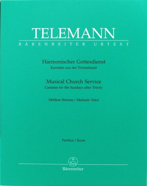 Georg Philipp Telemann: Telemann, Georg Phil:Harm. Gott. - Kant. /P/U, Noten