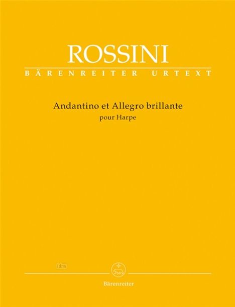 Gioacchino Rossini: Andantino et Allegro brillante, Noten