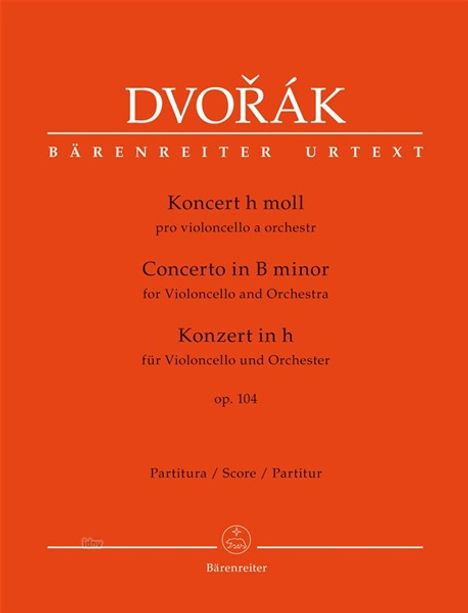 Antonin Dvorak: Konzert in h für Violoncello u, Noten