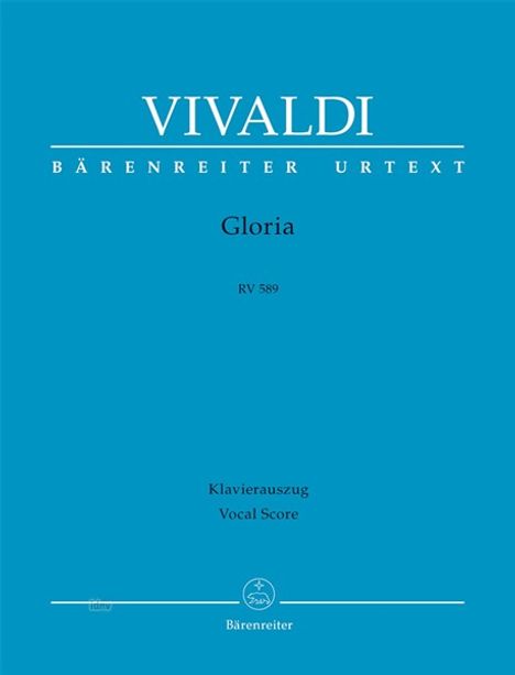 Antonio Vivaldi: Gloria RV 589. Klavierauszug, Noten