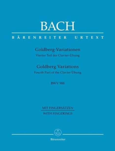Goldberg-Variationen BWV 988, Noten