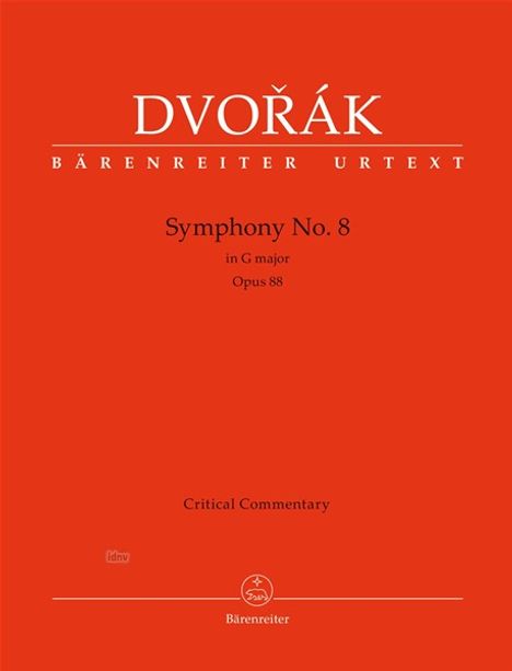 Antonin Dvorak: Symphonie Nr. 8 G-Dur op. 88, Noten