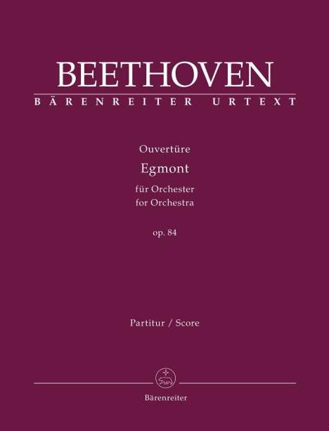 Ludwig van Beethoven (1770-1827): Ouvertüre "Egmont" für Orchester op. 84, Buch