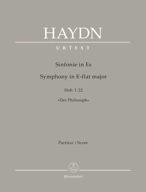 Joseph Haydn (1732-1809): Sinfonie Nr. 22 Es-Dur Hob. I:22 "Der Philosoph", Buch