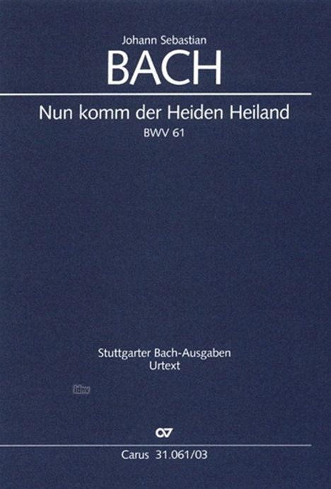 Kantate Nr.61, Klavierauszug, Noten