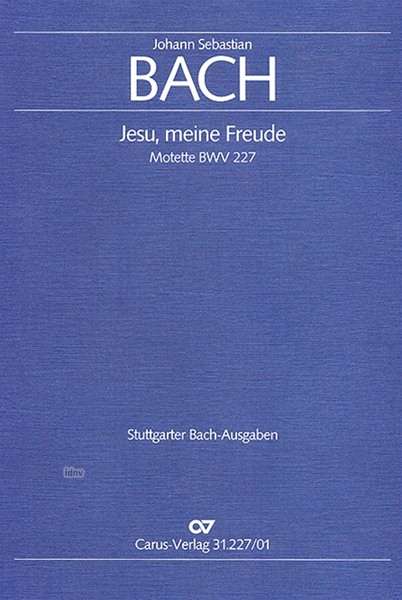 Jesu, meine Freude e-Moll BWV, Noten