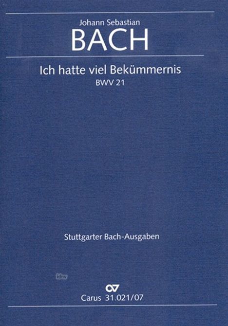 Johann Sebastian Bach: Kantate Nr.21, Partitur, Noten