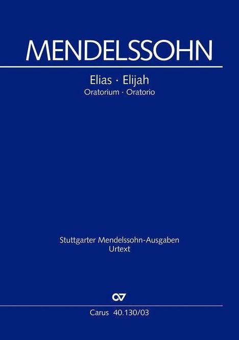 Mendelssohn Bartholdy, F: Elias (Klavierauszug), Noten