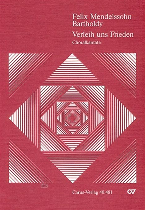 Mendelss. Bartholdy,:Verleih uns Fr... /P /org /KT, Noten