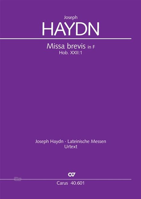 Joseph Haydn: Missa brevis F-Dur Hob. XXII:1, Noten