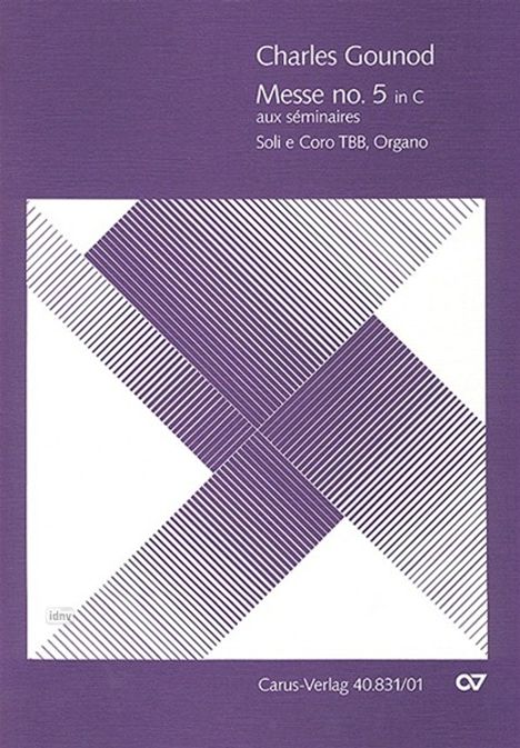 Charles Gounod: Gounod,C.           :Messe brève no.5 au... /P, Noten