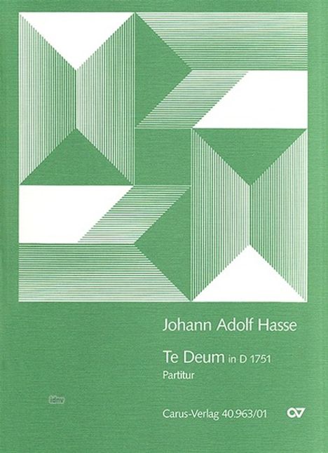 Johann Adolph Hasse: Te Deum D-Dur, Noten