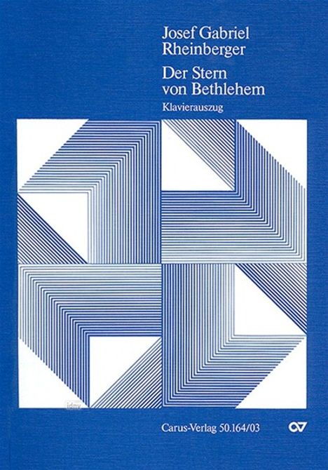 Der Stern von Bethlehem op.164, Weihnachtskantate, Klavierauszug, Noten