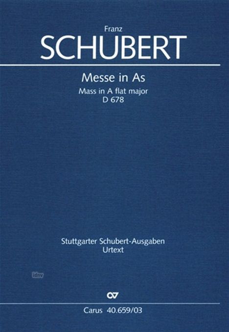 Schubert, F: Messe in As, Noten