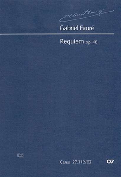 Requiem d-Moll op.48, Klavierauszug, Noten