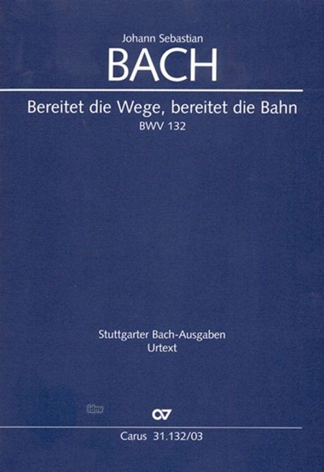 Kantate Nr.132, Klavierauszug, Noten