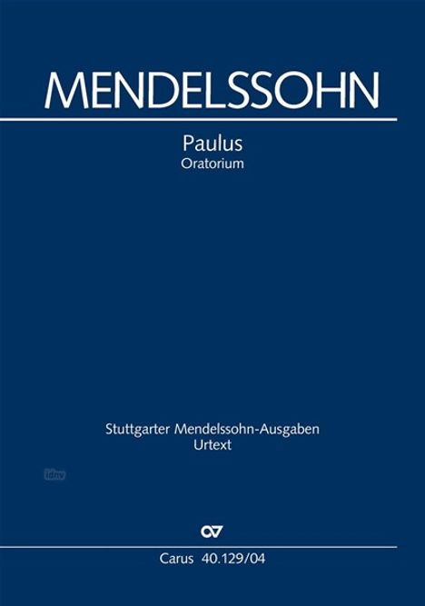 Felix Mendelssohn Bartholdy: Paulus, Noten