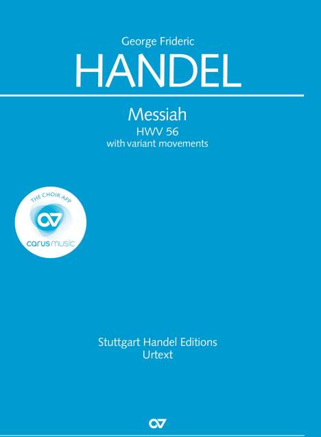 Georg Friedrich Händel (1685-1759): Messiah (Klavierauszug deutsch), Buch