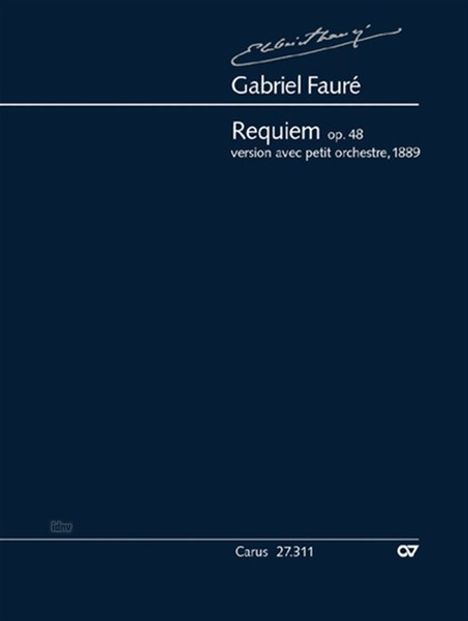 Gabriel Faure: Faure: Requiem - Kirchenfassun, Noten