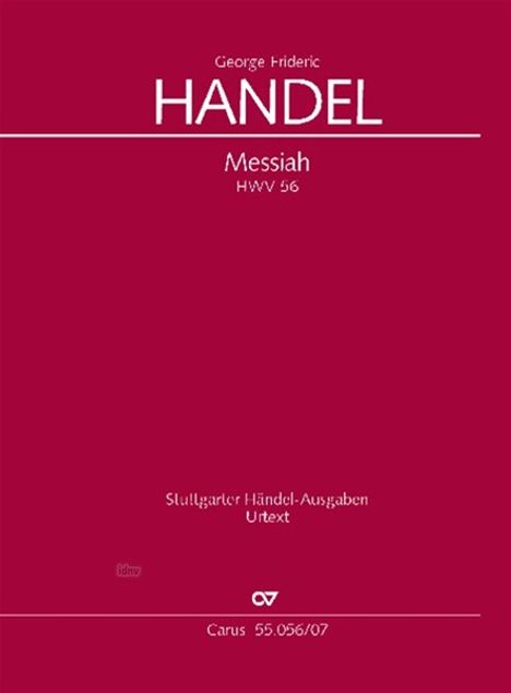 Messiah (Messias) HWV 56, Noten