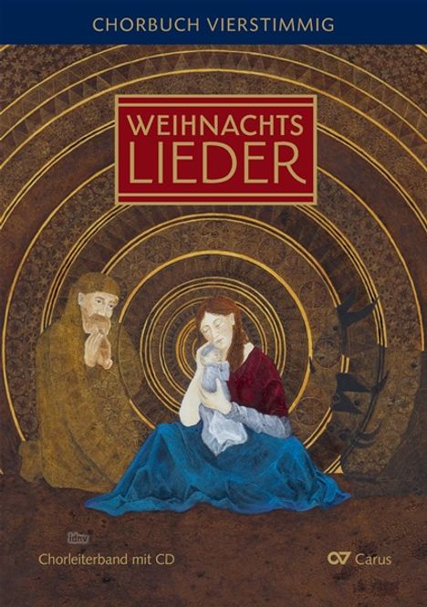 Verschiedene (s. Einzeltitel): Advents- und Weihnachtslieder - Chorbuch vierstimmig, Noten