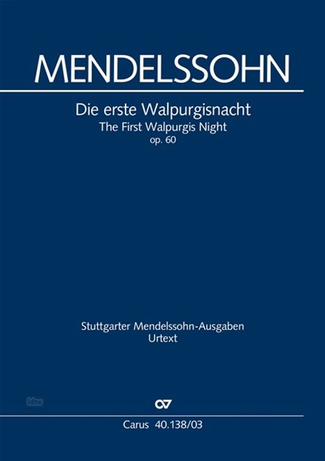 Mendelssohn Bartholdy, F: 1. Walpurgisnacht (Klavierauszug), Buch