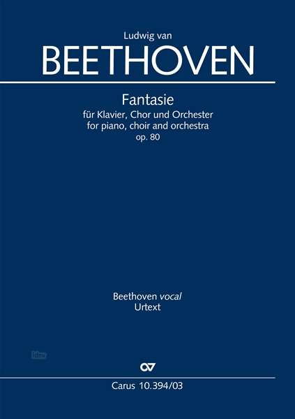 Ludwig van Beethoven (1770-1827): Fantasie für Klavier, Chor und Orchester (Klavierauszug), Buch