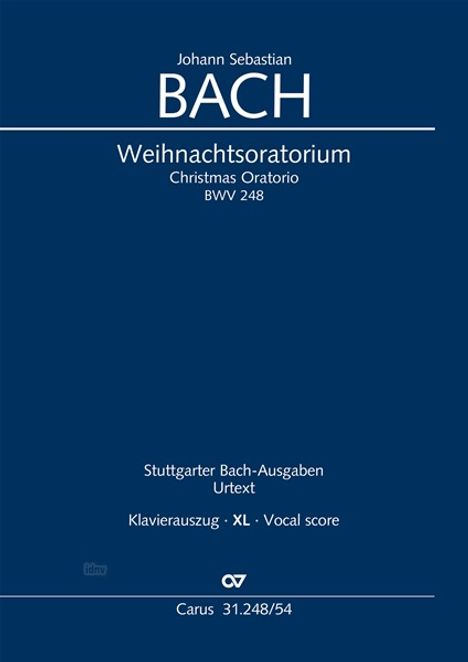 Johann Sebastian Bach: Weihnachtsoratorium BWV 248 (1734), Noten