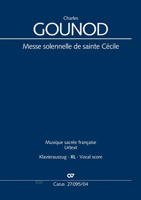 Gounod, C: Messe solennelle de sainte Cécile (Klavierauszug, Buch