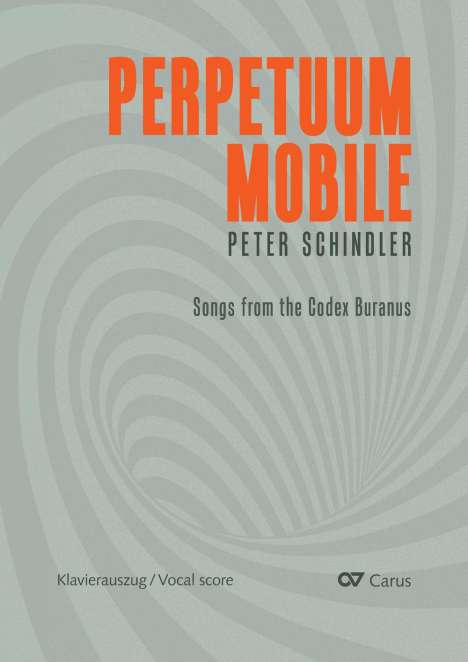 Peter Schindler (geb. 1960): Perpetuum mobile (Klavierauszug), Buch