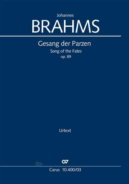 Johannes Brahms (1833-1897): Gesang der Parzen (Klavierauszug), Buch