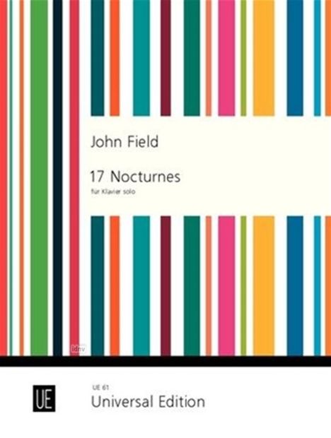 John Field: 17 Nocturnes für Klavier, Noten