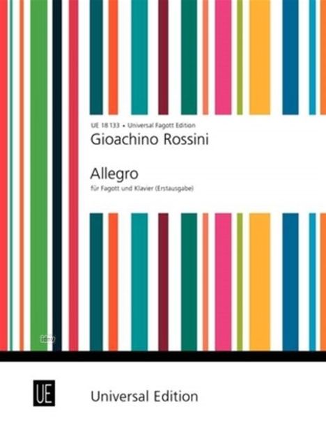 Gioacchino Rossini: Allegro für Fagott und Klavier, Noten