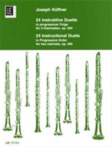 Joseph Küffner: Küffner, J: 24 instruktive Duette, Buch