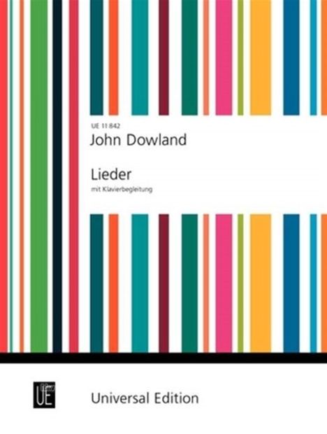 Dowland, J: 7 Lieder aus der Lautentabulatur, Noten
