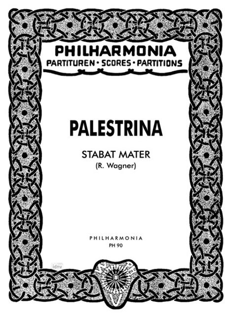 Giovanni Pierluigi da Palestrina: Stabat mater für Chor, Noten