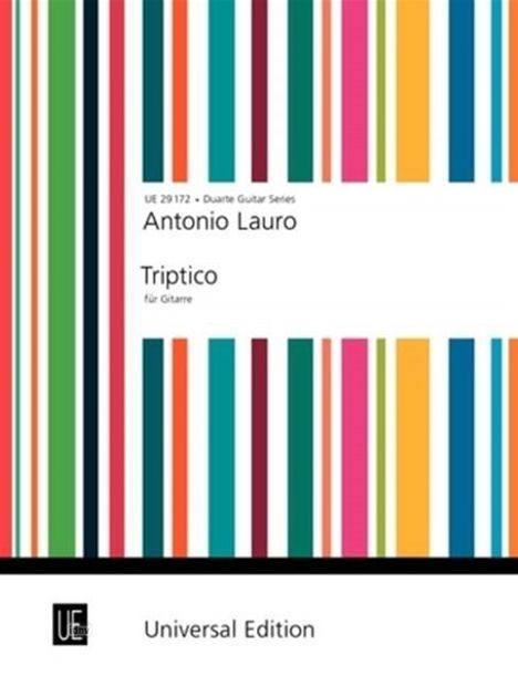 Antonio Lauro: Triptico für Gitarre, Noten