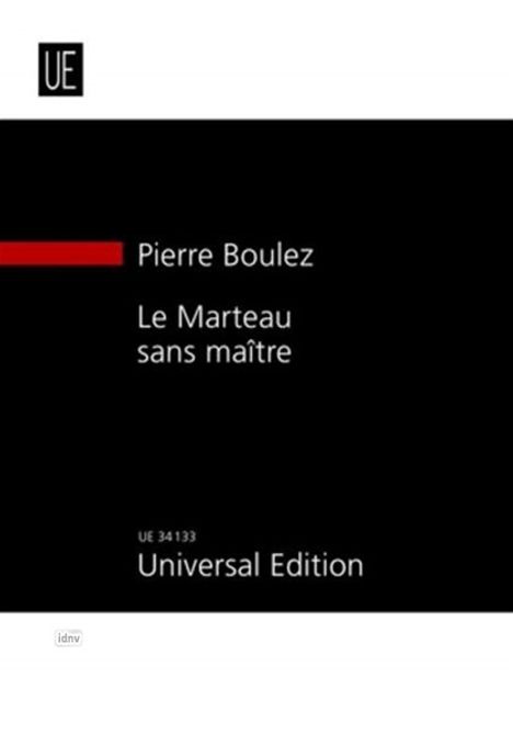 Boulez, P: Marteau sans maître, Buch