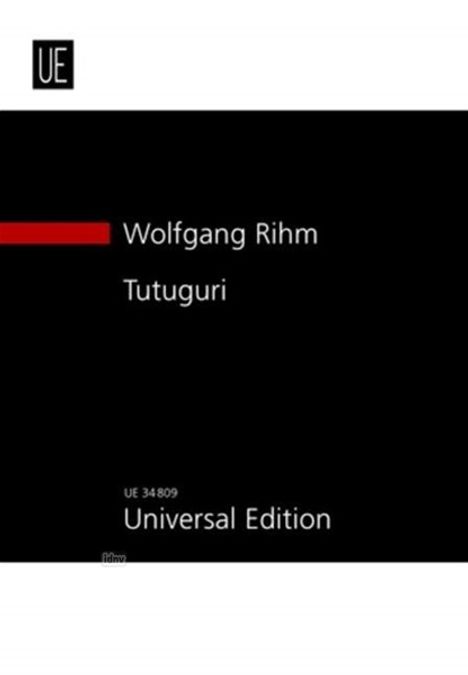 Tutuguri – Poème dansé für großes Orchester, Chor vom Tonband und Sprecher (1980-1982), Noten