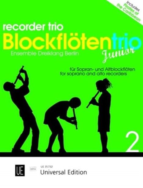 Blockflötentrio Junior Bd. 2, Buch