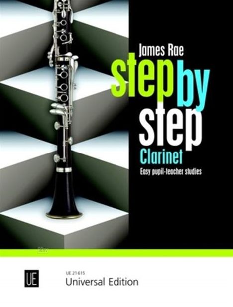 James Rae: Step by Step für 1-2 Klarinetten (2013), Noten